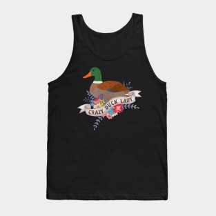 Crazy Duck Lady Tank Top